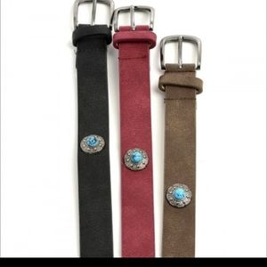 Boho Western Faux Leather Belt